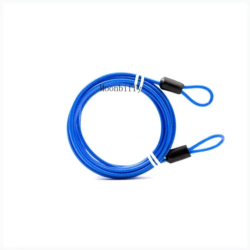 1.5/2M MTB Road Bike Lock Rope Anti-theft Security Safety BicycleAccessories Bicycle Lock Wire Cycling Strong Steel Cable Lock