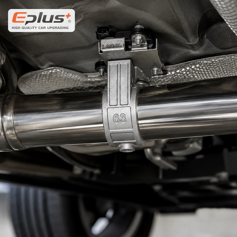EPLUS Universal mit Tastenschalter Edelstahl Elektrisches Auspuffventil-Kit Auto-Auspuffrohr Elektronisches Schalldämpferventil – Detail 6