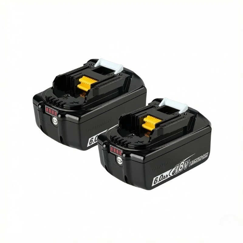 SWZY 18V 6.0Ah Lithium Rechargeable Battery Pack for Makita BL1830 BL1860B BL1860 Cordless Power Tool Accessories