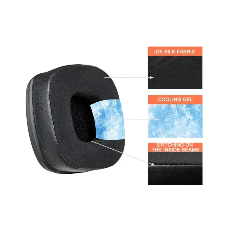 Replacement Cooling Gel Ear Pads For Marshall Major I/II/III/IV/V ANC Gaming Headphones Tamum view 2