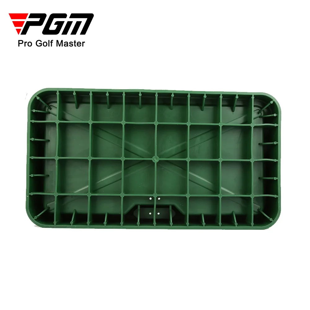 PGM-caja de servicio para pelotas de Golf, contenedor de almacenamiento de goma suave con soporte para teléfono móvil y vídeo, 100 bolas, QK005