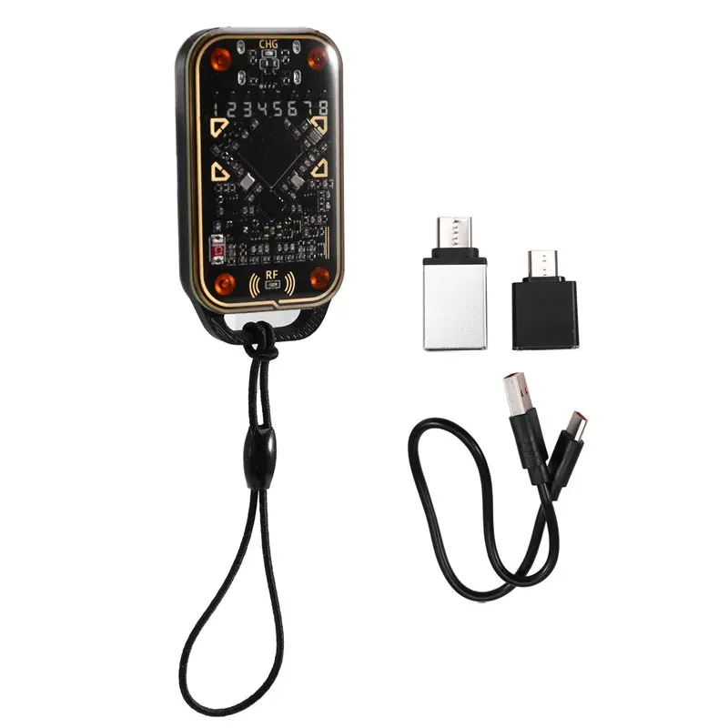 

Эмулятор считывателя смарт-чипов Chameleon V3.0 (обновленный) 125 кГц/13,56 МГц RFID, копировщик ID/IC смарт-карт, функция чтения/записи NFC