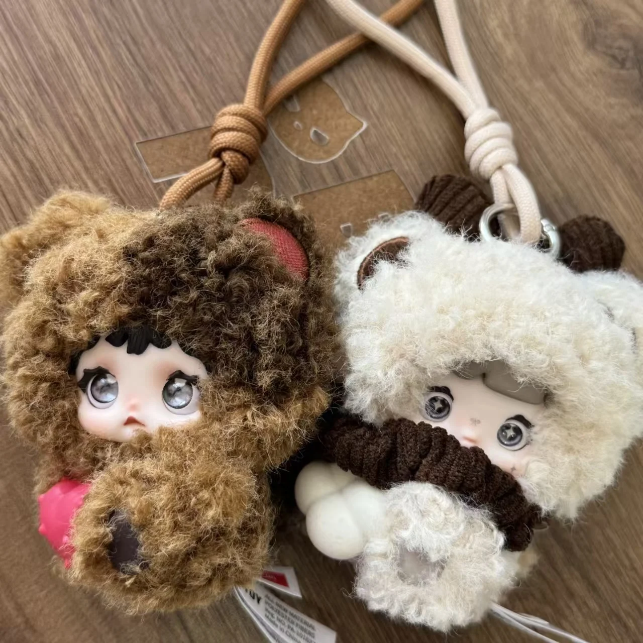

Nommi Mystery Box Symbiotic Relationship Series Heymi Plush Keychain Cute Soft Stuffed Pendant Bag Charm Collectible Toy Gift