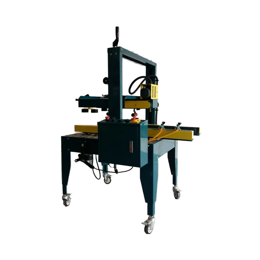 

China Top and Bottom Sealing Automatic Carton Sealing Machine case Box Sealer Packing Automatic Cartoon Box Sealing Machine