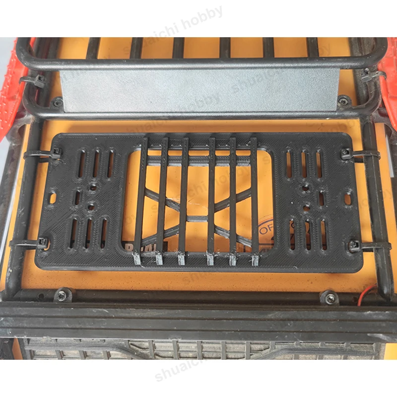 1PCS Model Car Roof Extension Panel/Luggage Rack Hollow Decorative Bracket Modification Accessories for MJX West H8H RC Crawler