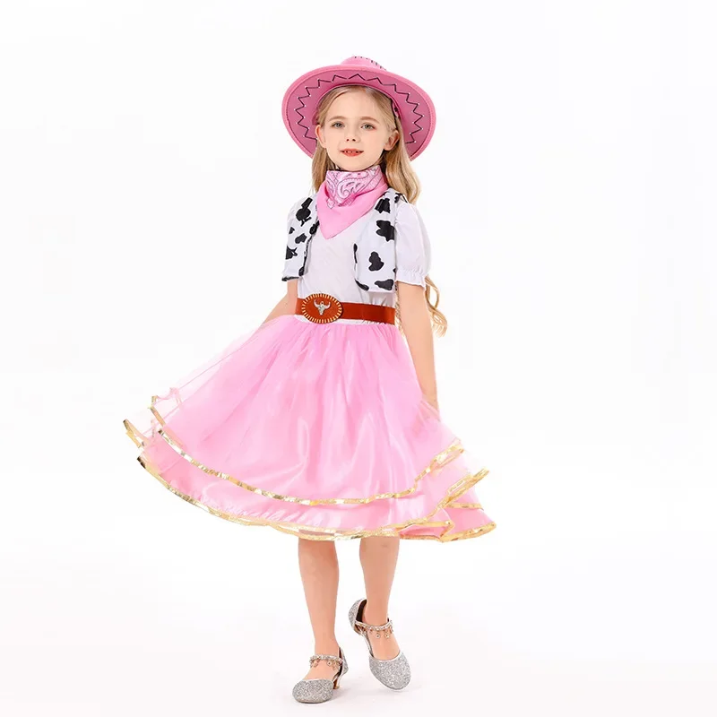 Popular Practical Hot Sale Halloween New Cosplay Princess Costume Spot Denim Skirt Masquerade Party