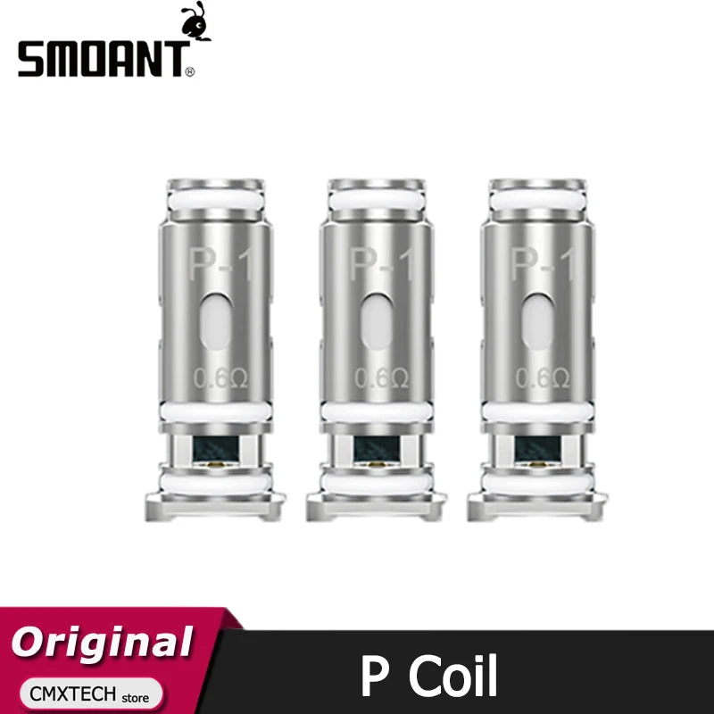 3pcs/box Original Smoant P Coil 0.6ohm/0.8ohm/1.0ohm mesh coil Vaporizer for E Cigarette Pasito Mini / Knight Q Kit