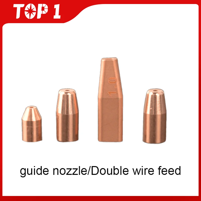 Wire Guide Laser Hand Welding Nozzles Feed Nozzle M5 Single And Double Wire Feed Guide Copper