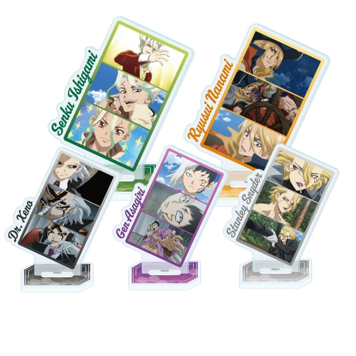 

Anime Dr. STONE Acrylic Stand Figure Asagiri Gen Mini Desk Decoration Keychain Pendant Cosplay Jewelry Gifts