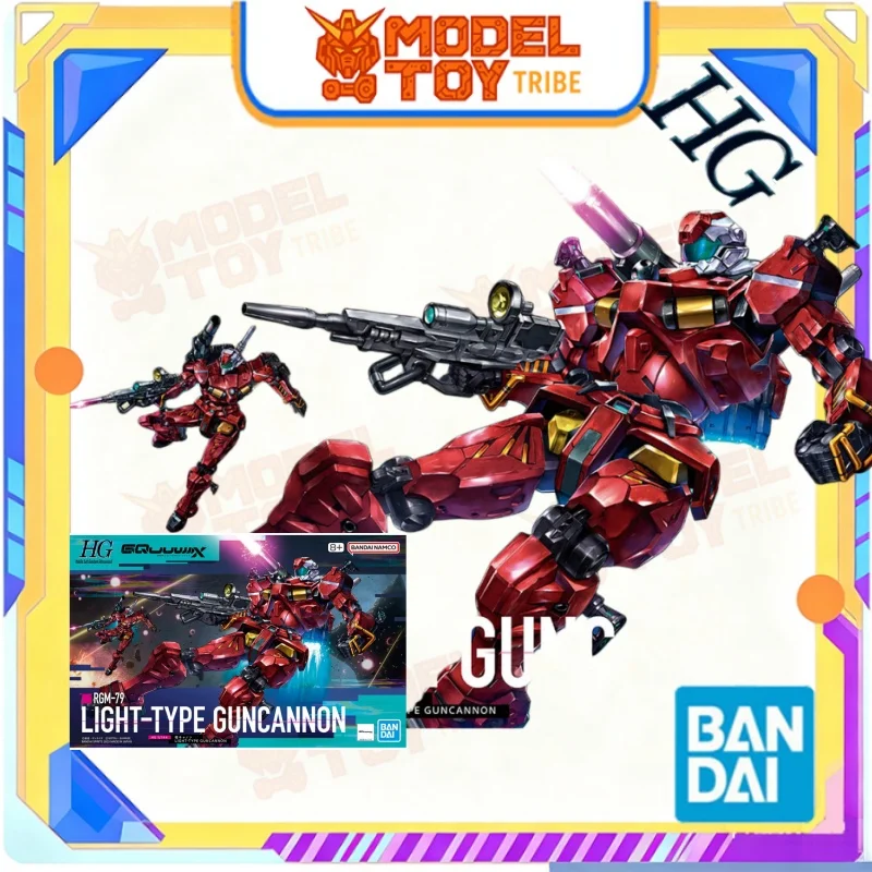 

Japan Bandai Original Anime GUNDAM HG 1/144 RGM-79 LIGHT-TYPE GUNCANNON Assembly Model Kit Action Figure Collectible In-Stock