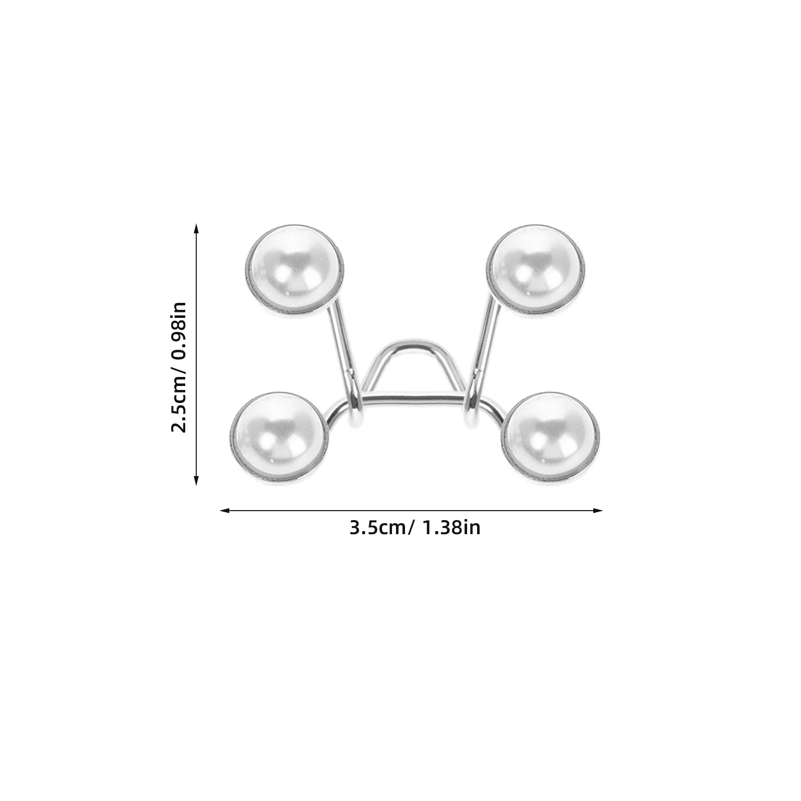 3 مجموعة لا خياطة مشد للخصر مشبك معدني السراويل الضابط الأبيض انفصال بانت الخصر المشدود مشبك موسع بروش دبوس أزرار