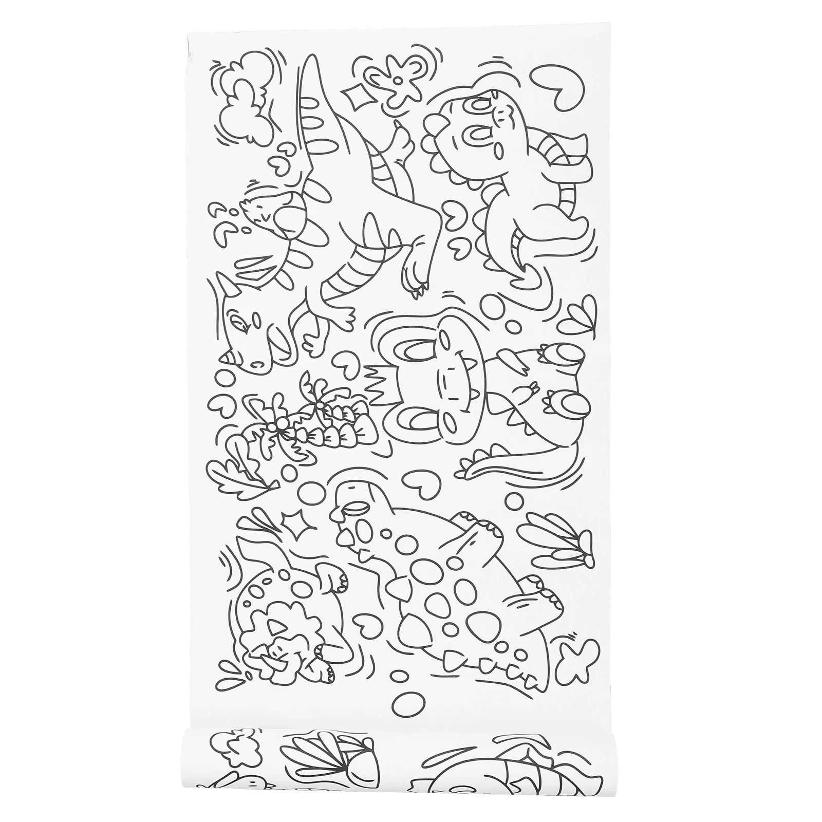 Feuille de coloriage géante sur le thème de l'espace, papier collant mural, coffre-fort pour enfants, rouleau de papier à dessin de grande taille, créatif sans fin