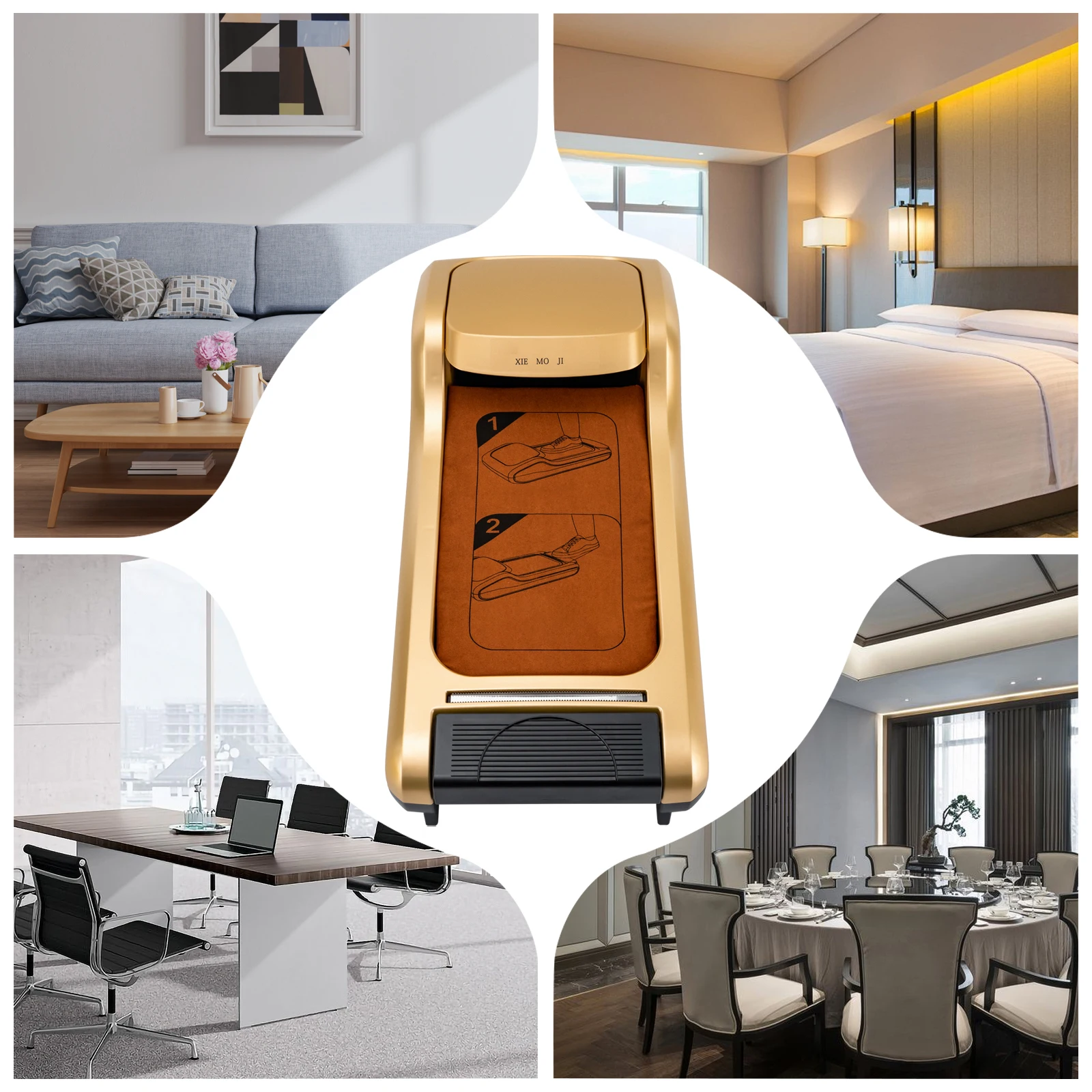 Automatic Shoe Cover Machine, Impact-Resistant, Easy to Use, Ideal for Home and Office