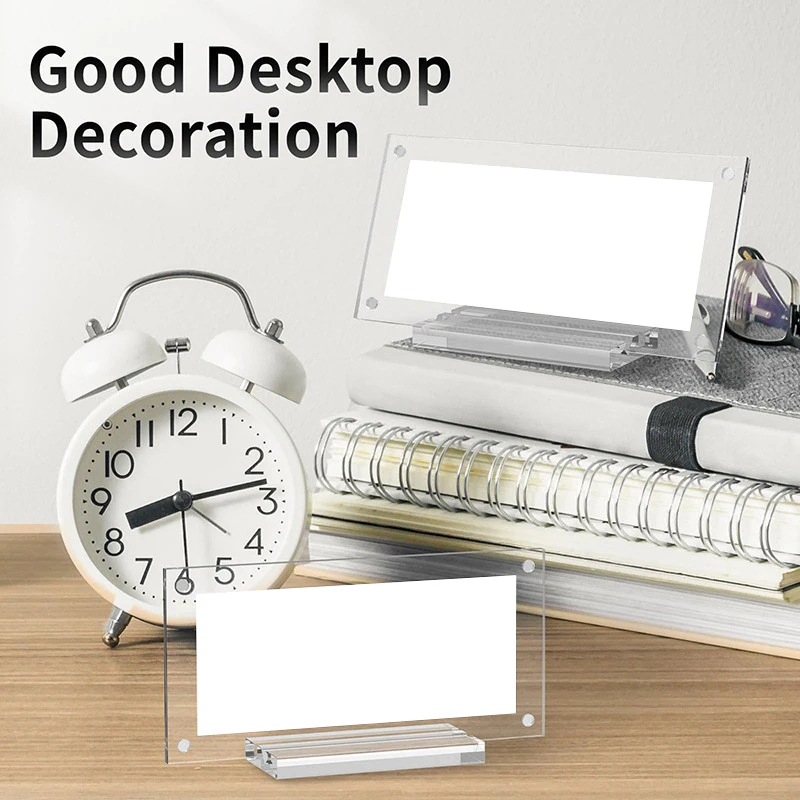 IIOODesktop Banknote Display Frame Transparent Paper Currency Collection Stand For Collectors Ticket Protector Decor