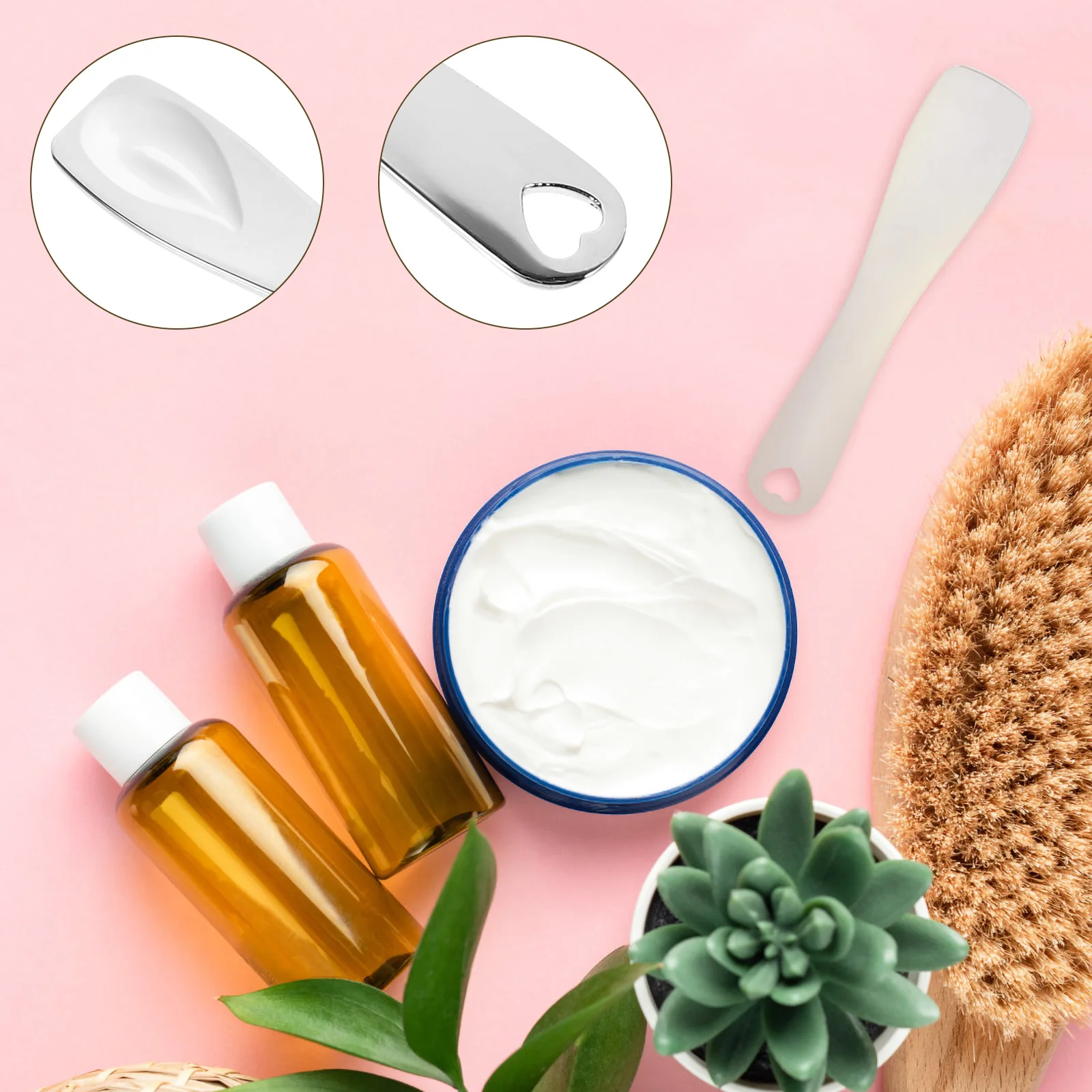 

3 Pcs Makeup Spoon Beauty Tool Lotion Facial Spoons Scalp Eye Massage Cream Face Tools Skincare