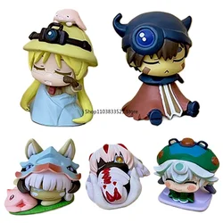 Original Made in Abyss Gashapon Toys Nanachi Riko Faaputa Sleep Series Action Figure Capsule Toys Kids Gift Ornaments
