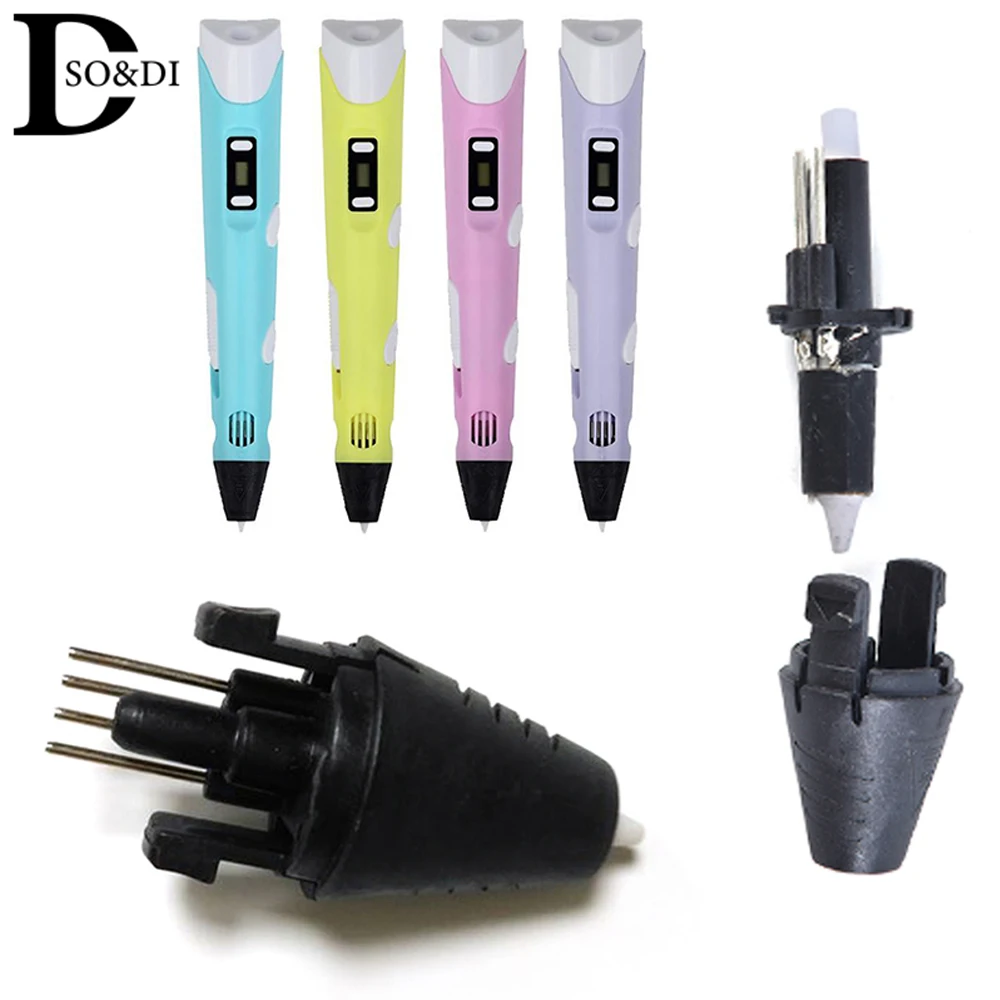 50mm+35mm Printer Pen Injector Head Nozzle For Second Generation 3D Printing Drawing Pen Parts