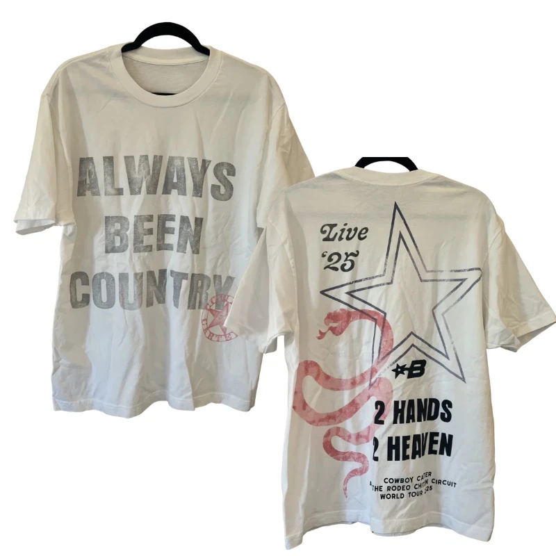 Beyonce Cowboy/Carter Tour Merch 2025 T-SHIRT Men Fashion Street Hip-hop Rock Short-sleeved Women Cotton Round-neck Top