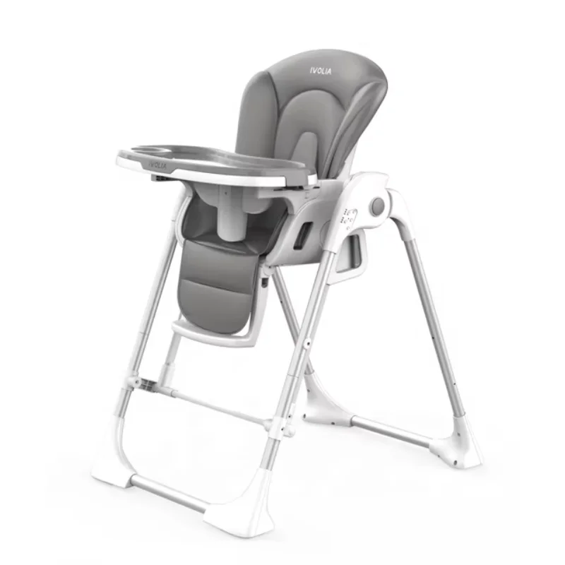 Intelligent 2 in 1 Electrical plastic baby swing sitting feeding equipped with music baby highchair chair