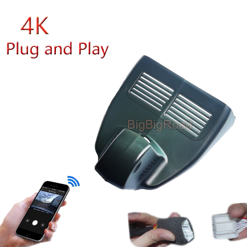 4K Plug And Play For Mazda CX50 2023 CX30 2024 MZD 3 Axela 2018 2019 2020 2021 Car Wifi DVR Video Recorder Dash Camera Dashcam