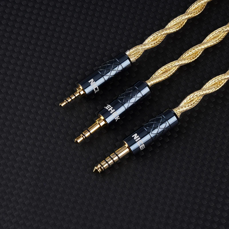 NiceHCK CoaxialSir Ultra Furukawa Copper Silver Alloy+8N Copper Foil+Silver Plated Cable 3.5/2.5/4.4mm MMCX/2Pin for MK4 Rinko