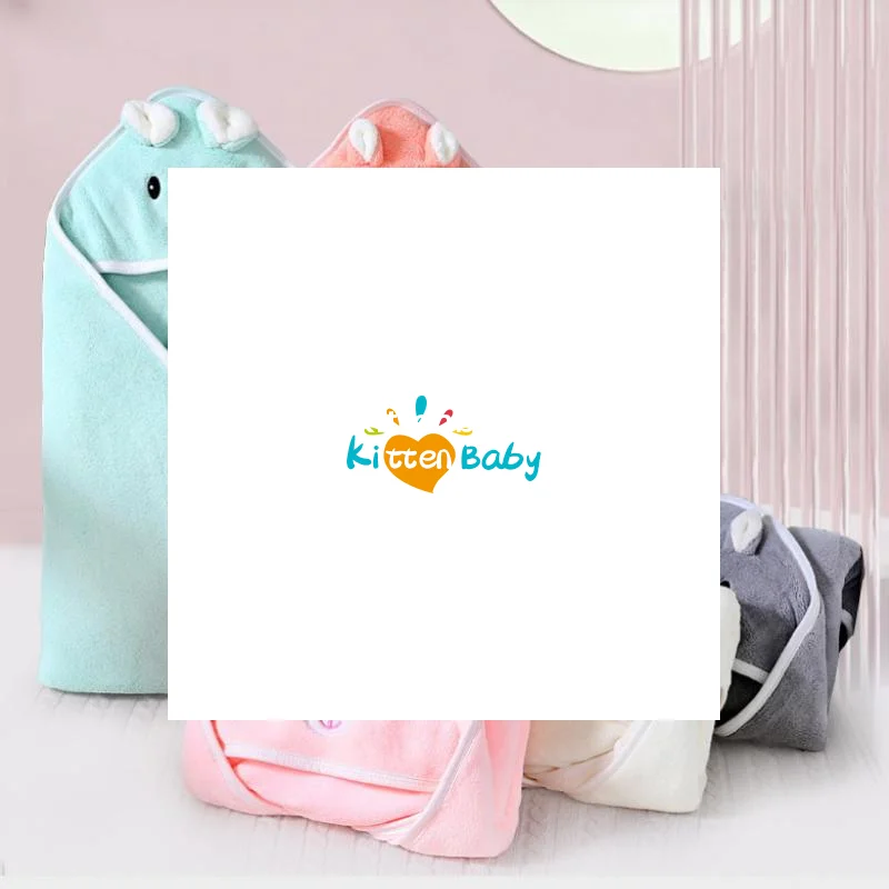 

Cartoon Animal Baby Hooded Bath Towels Toddler Bathrobe Warm Sleeping Swaddle Wrap For Boys Girls Newborn Soft Towel Blanket