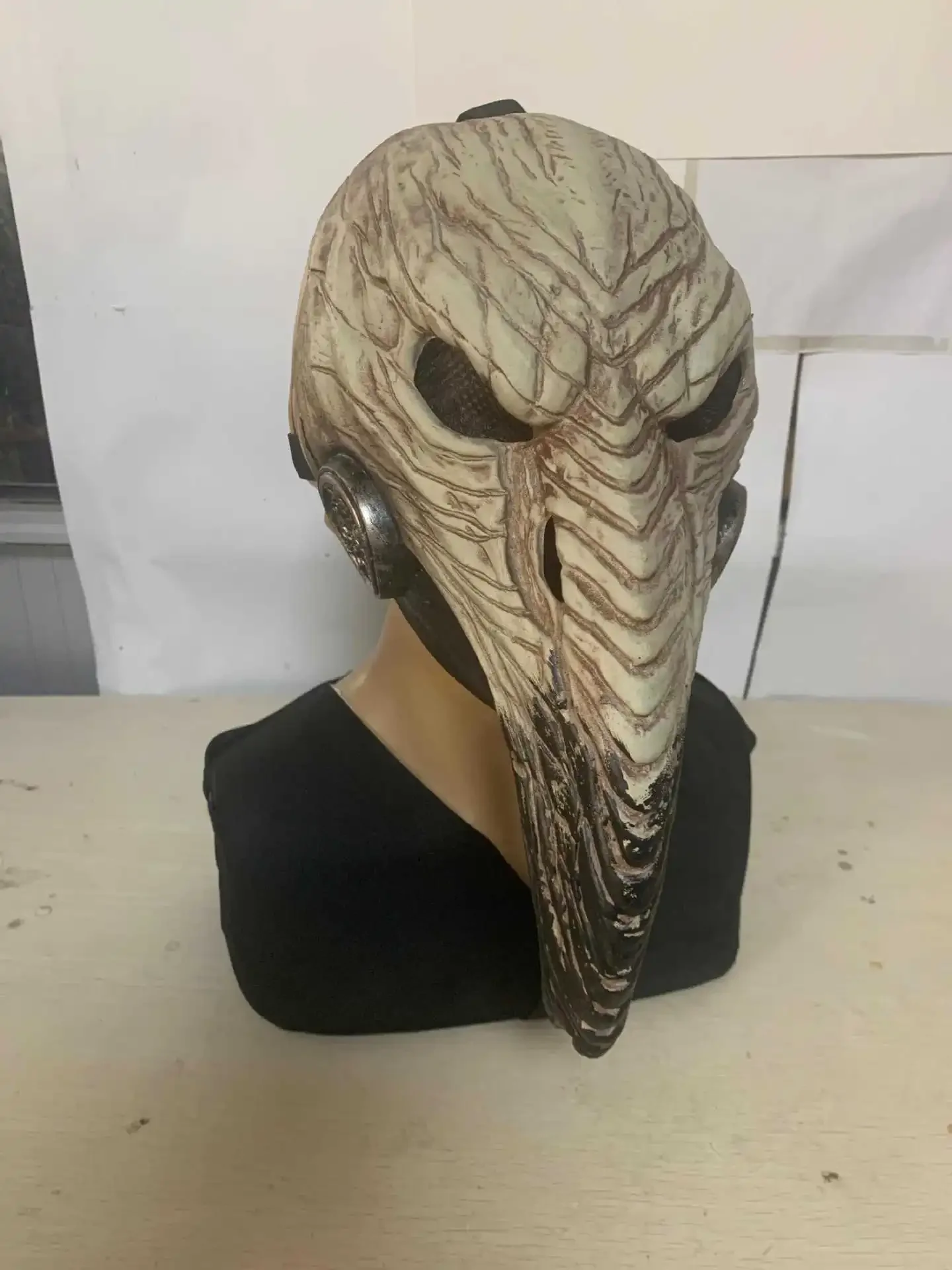 Steampunk Pest Arzt Maske Cosplay lange Nase Vogel Schnabel Latex Masken für Halloween Party Geschenke & Requisiten – Detail 4