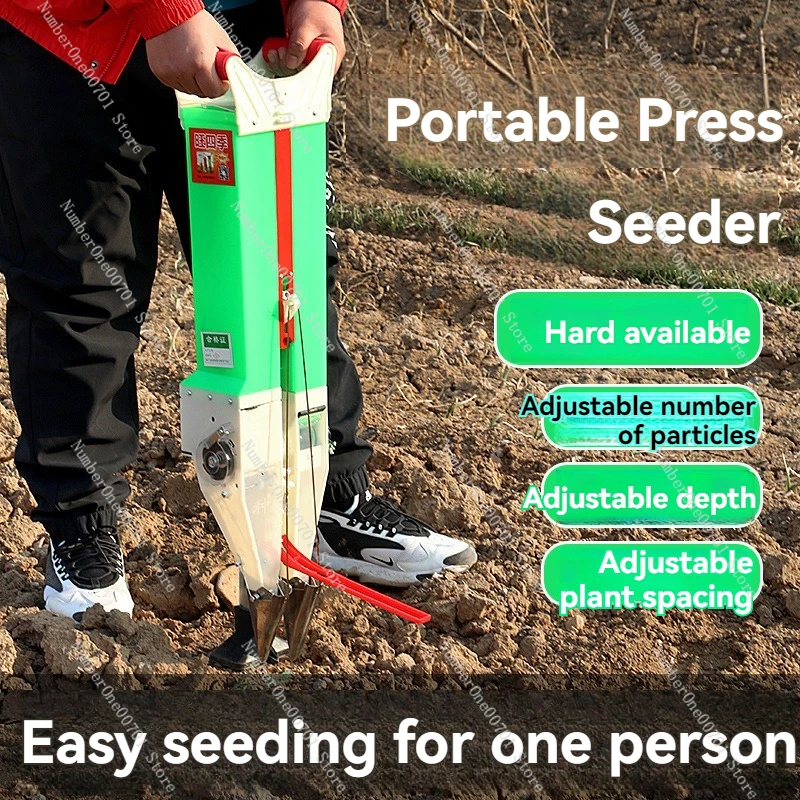 Lift Seeder For Sowing Corn Peanuts Soybeans Vegetables On-demand Divine Device Manual Seeder For Fertilization Integrated