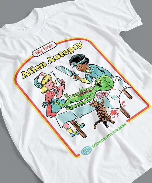 T-shirt For Anime My First Alien Autopsy Activities for Children