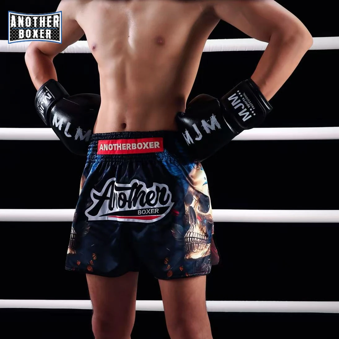 ANOTHERBOXER Muay Thai Shorts Free Combat Mixed Martial Arts KickBoxing MMA Match Pants Fighting Sanda Training Pants