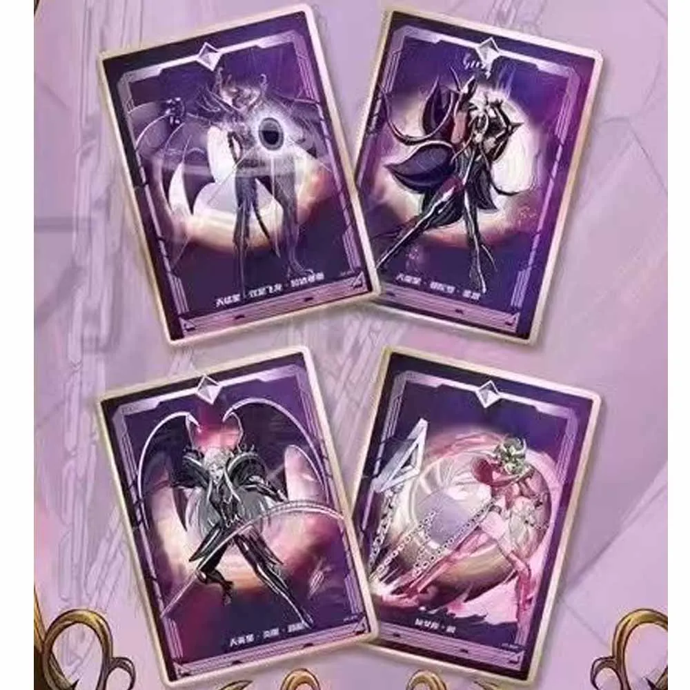 Wholesale Saint Seiya Card Japanese Anime Characters Card Anime Peripheral Collectible Edition Cards Birthday Kid Christmas Toy