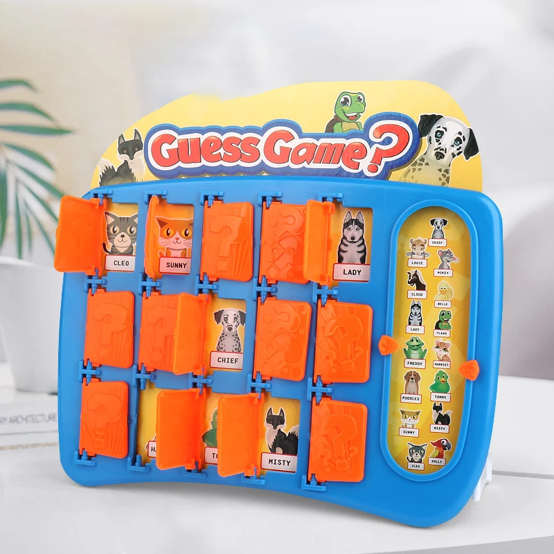 New Family Guessing Games Who Classic Board Game Toys Memory Training Parent Child Leisure Time Party Indoor Games Props Toys