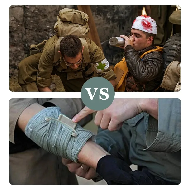 4/6/8In Israel Bandage Outdoor First Aid Hemorrhage Bandage Portable Tactical Emergency Training and Post-Shock Medical Supplies