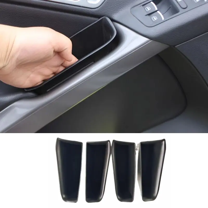 For VW Tiguan MK1 2009 2010 2011 2012 2013 2014 - 2016 Car Door Handle Armrest Storage Box Organizer Container Phone Holder Tray 