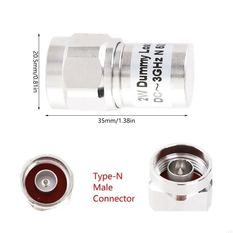 F68C 2W Chuyên nghiệp RF Load 3GHz 6GHz Straids ổn định