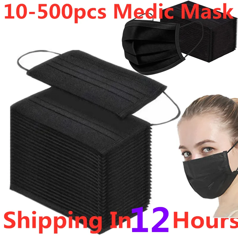 

Disposable Medical Masks Nonwove 3 Layer Ply Filter Mask medical mask filter safe Breathable Protective masks