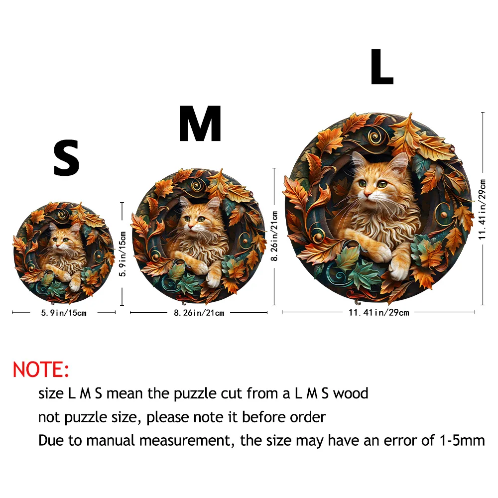 Ein einzigartiges Stressabbau-Geschenk für Erwachsene, unregelmäßiges Holzpuzzle in Tierform, dekorative Kunstmalerei, magisches Tischpuzzle für das Spiel