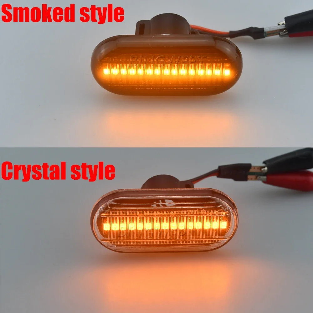 Led Dynamic Side Marker Turn Signal Lights For Renault Clio 1 2 KANGOO MEGANE ESPACE TWINGO MASTER for Nissan Opel Smart FORTWO