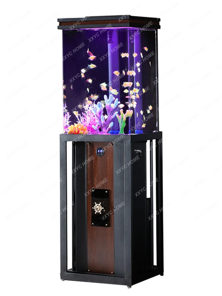 

Акриловый рыбный шар домашний квадратный экологический нижний фильтр индивидуальный Американский аквариум