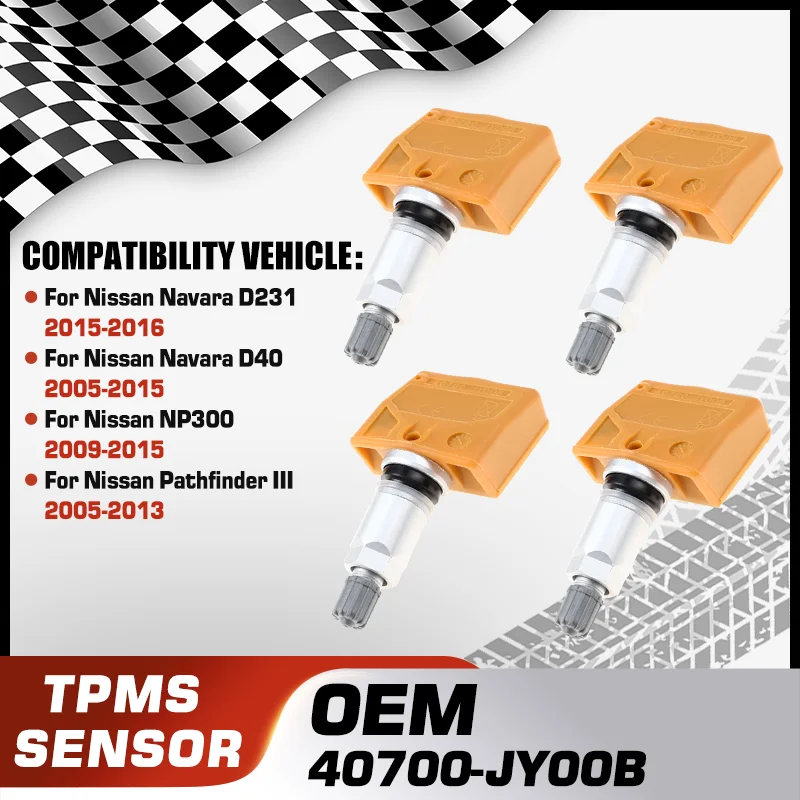 

Car TPMS Tire Pressure Monitor Sensor System For Nissan Navara 2005-2016 Nissan NP300 2009-2015 Nissan Pathfinder III 2005-2013