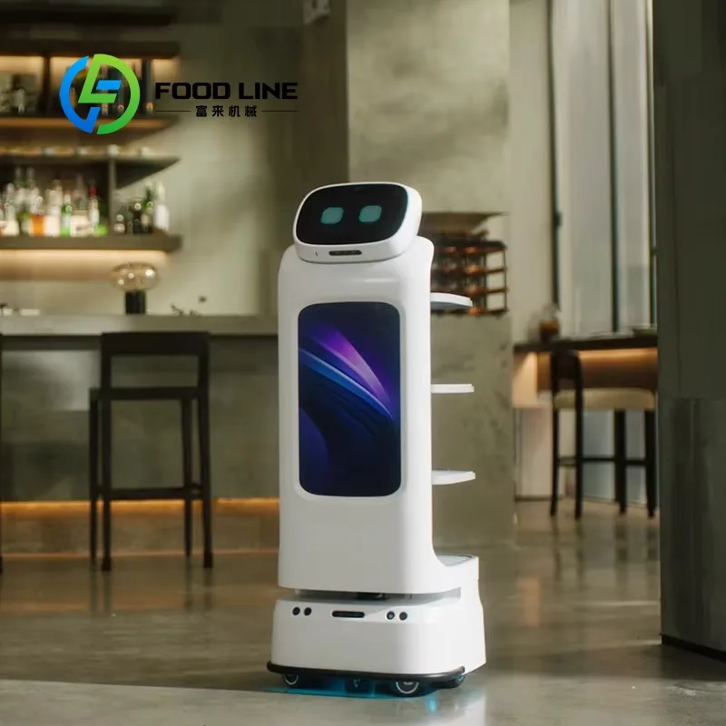 مخصص ذكي المحمول روبوت مطعم فندق خدمة التوصيل النادل روبوت