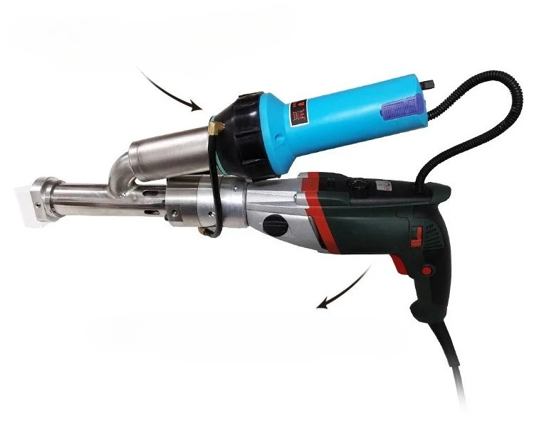 3400 واط المحمولة البثق الهواء الساخن البلاستيك شعلة لحام كبيرة لشعلة لحام ورقة Landfill PE PP #2