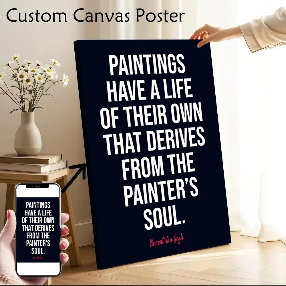 Vincent Van Gogh Canvas Wall Art Poster Personalized Photo Printing Perfect Gift for Home Decor Living Room Decoration Wand Deko
