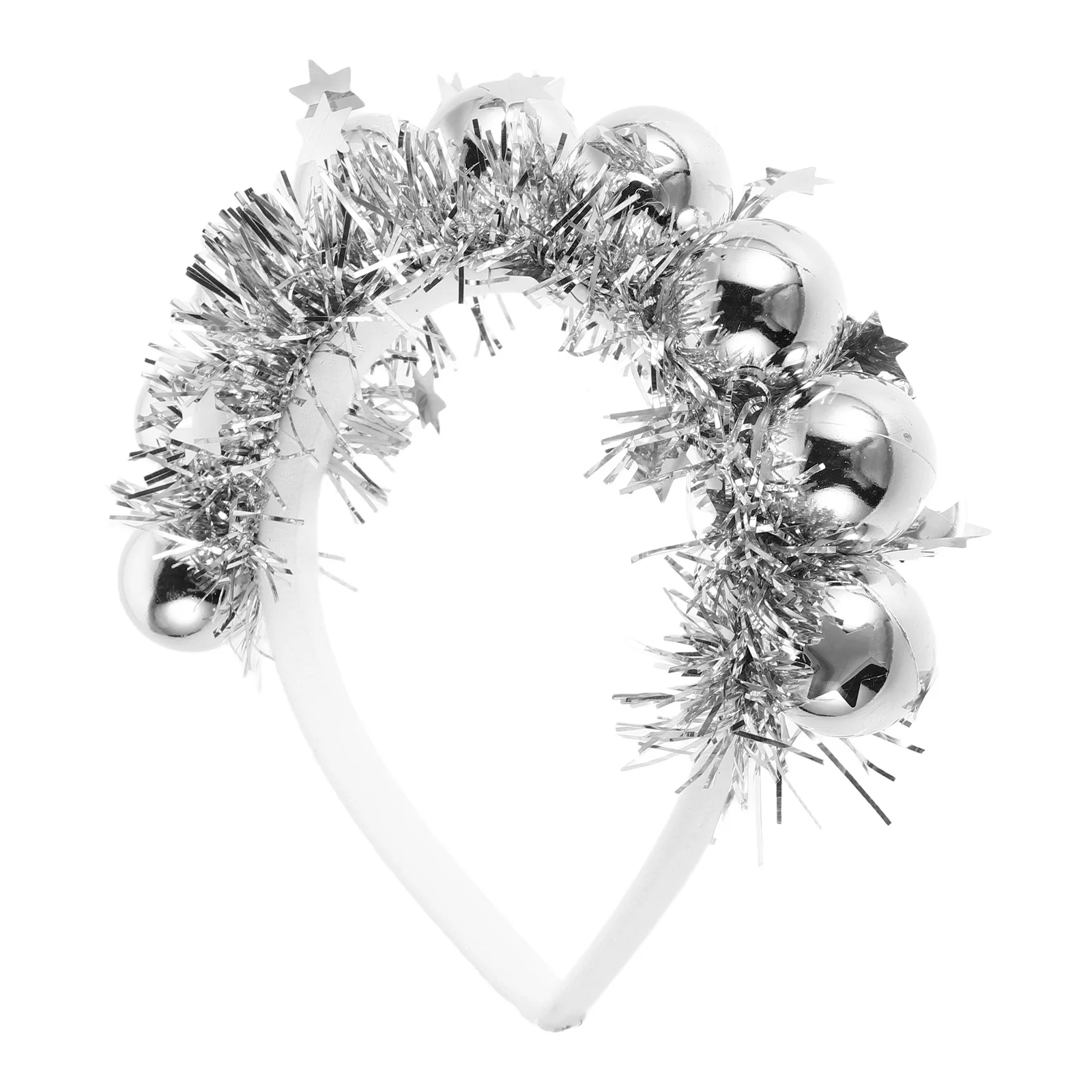 

Disco Ball Headband Silver Sequin Party Headpiece Festival Celebration Birthday New Year Dance Costume Party Props Decoration