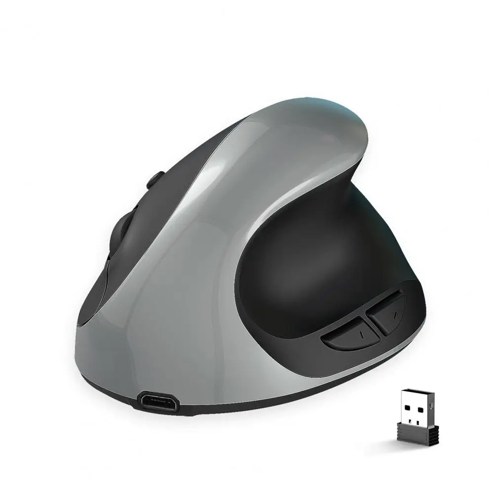 Computer Mouse  Practical Battery Supply Solid Stereo Mouse PC Laptop Vertical Mouse  Quick Response PC Mouse