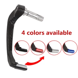 Universal 7/8'' Protector Carbon Fiber Brake Lever Guards Right Side 1PC For Kawasaki For Honda For BMW For YAMAHA