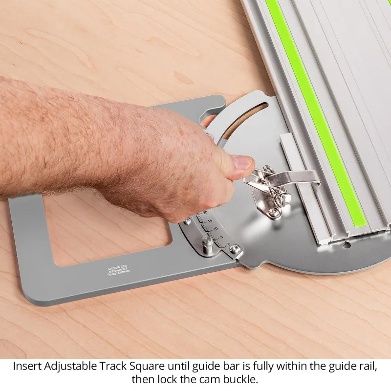 Sega da binario quadrata regolabile, fino a 60 °   Angoli, strumenti quadrati per binario di guida realizzati negli Stati Uniti e miglioramento domestico›Potenza