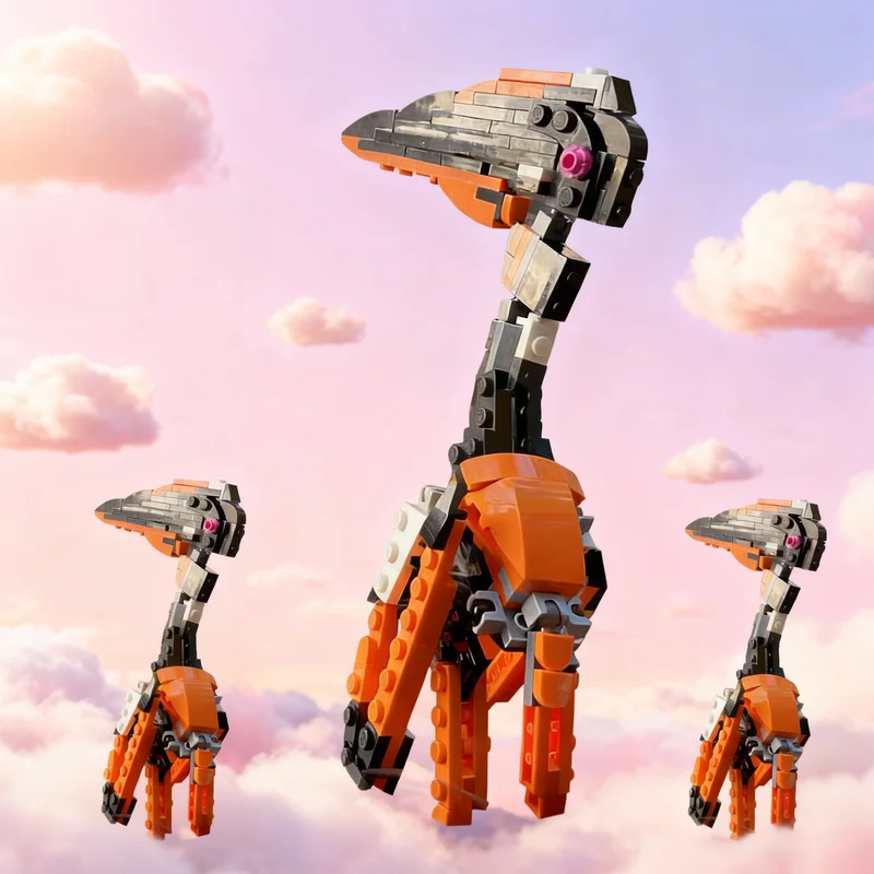 

215 деталей MOC Hatzegopteryx Thambema 1 22 Creator 3, конструктор, креативный подарок, DIY, декор для демонстрации, премиум-класс, для взрослых и детей, настольный декор