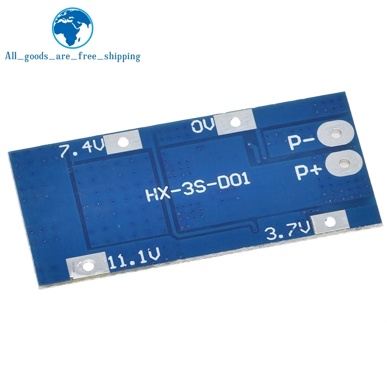 TZT 1/3 قطعة 3S 20A 3.7V 12.6V BMS 18650 ليثيوم أيون شاحن بطارية ليثيوم لوح حماية مع حماية ماس كهربائى #3