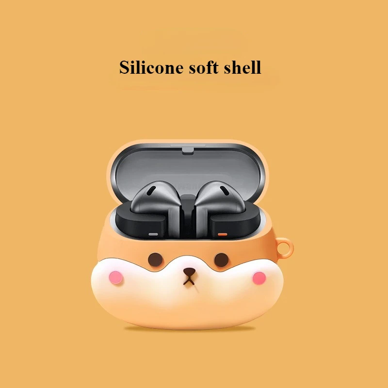 For Samsung Galaxy Buds 3 Pro Case Silicone Soft Case Cartoon Shiba Inu Samsung Galaxy Buds3 Shockproof Shell Protective Cover